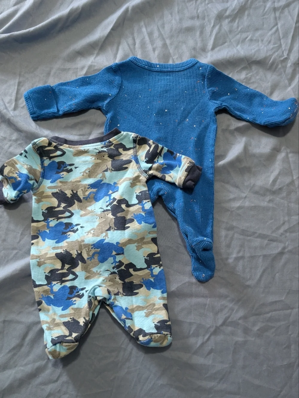 Preemie/Newborn One-Piece Footed Rompers *S21 - Picture 2 of 7